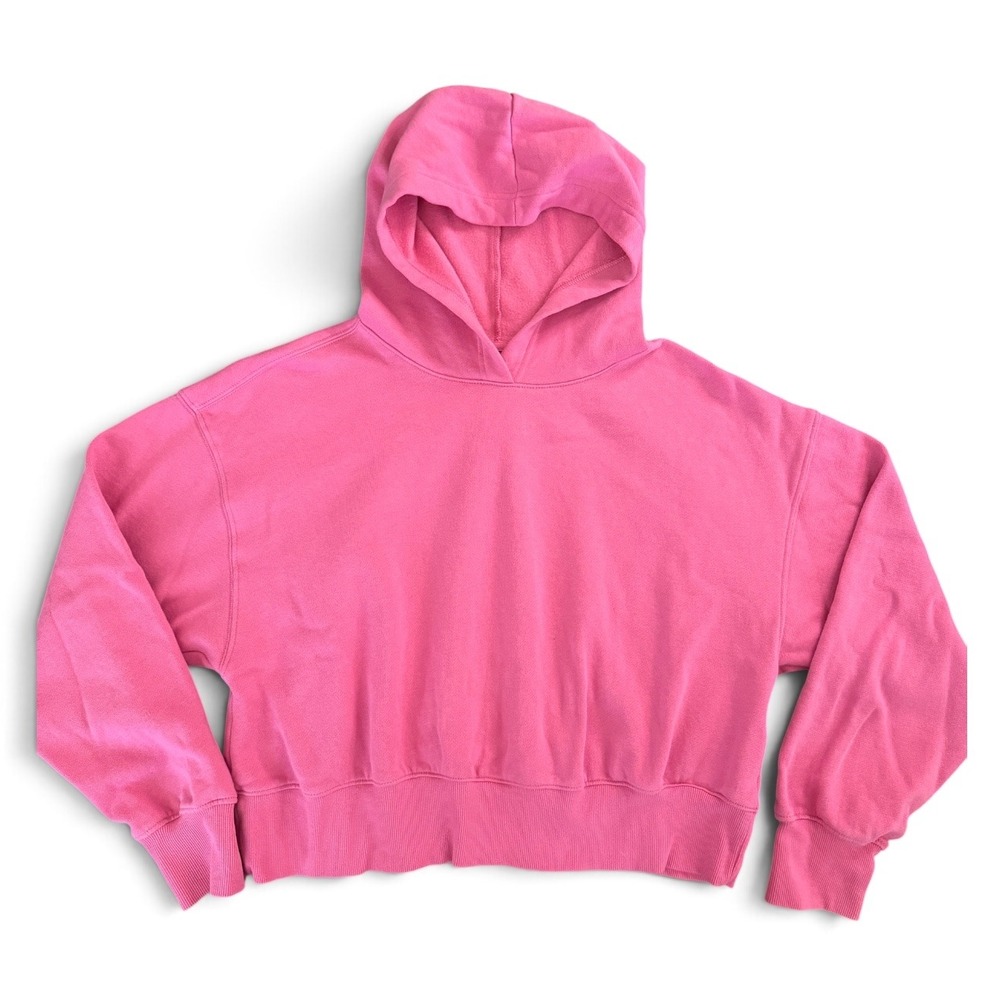 Old Navy Women's Pink Fleece Pullover Hoodie Sweatshirt - Sz Medium - New